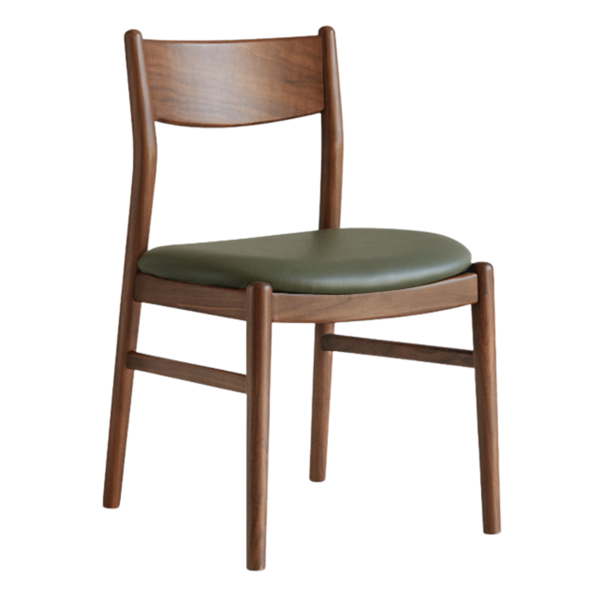 4 pcs Black Walnut, Ash, Oak, White Oak, Beech, Sandalwood Solid Wood Dining Chair Retro