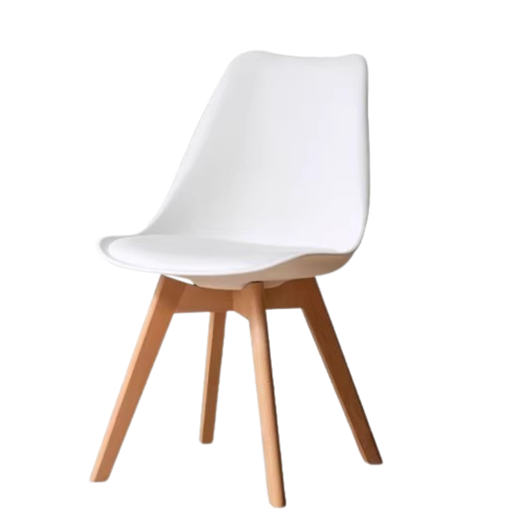 Oak, Beech Solid Wood Eames Chair 4 Pcs Set