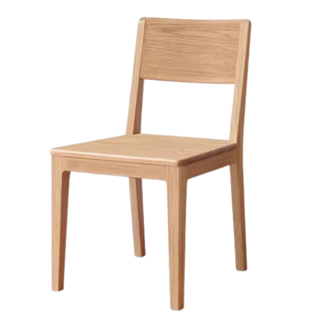 Black Walnut, Ash, Oak, Beech Solid wood, Solid RubberWood - Dining Chair Modern 4 pcs set