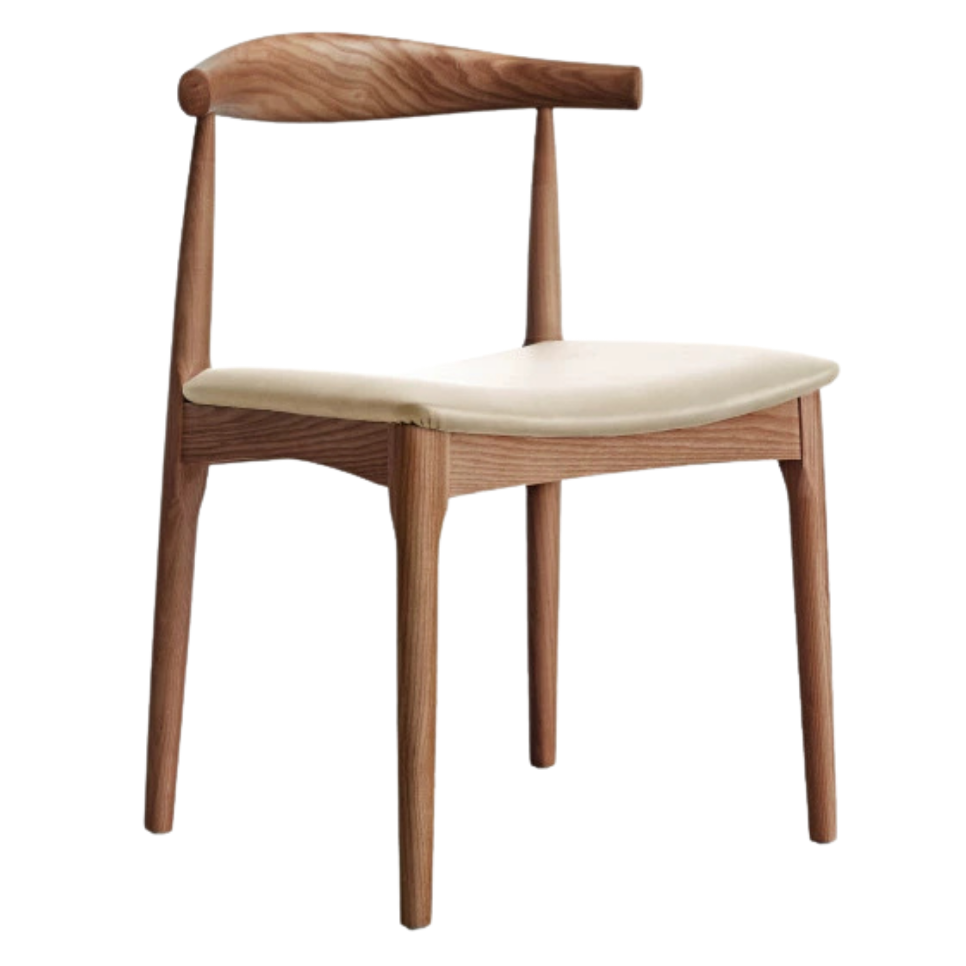 Set 4 pcs Black Walnut, Ash, Oak Solid Wood Nordic Dining Chair