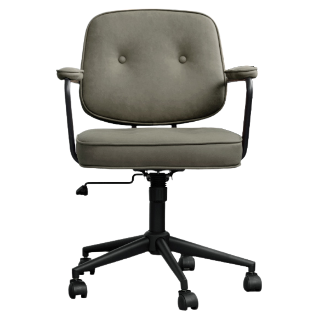 Genuine Leather, Technical Fabric Office Chair.