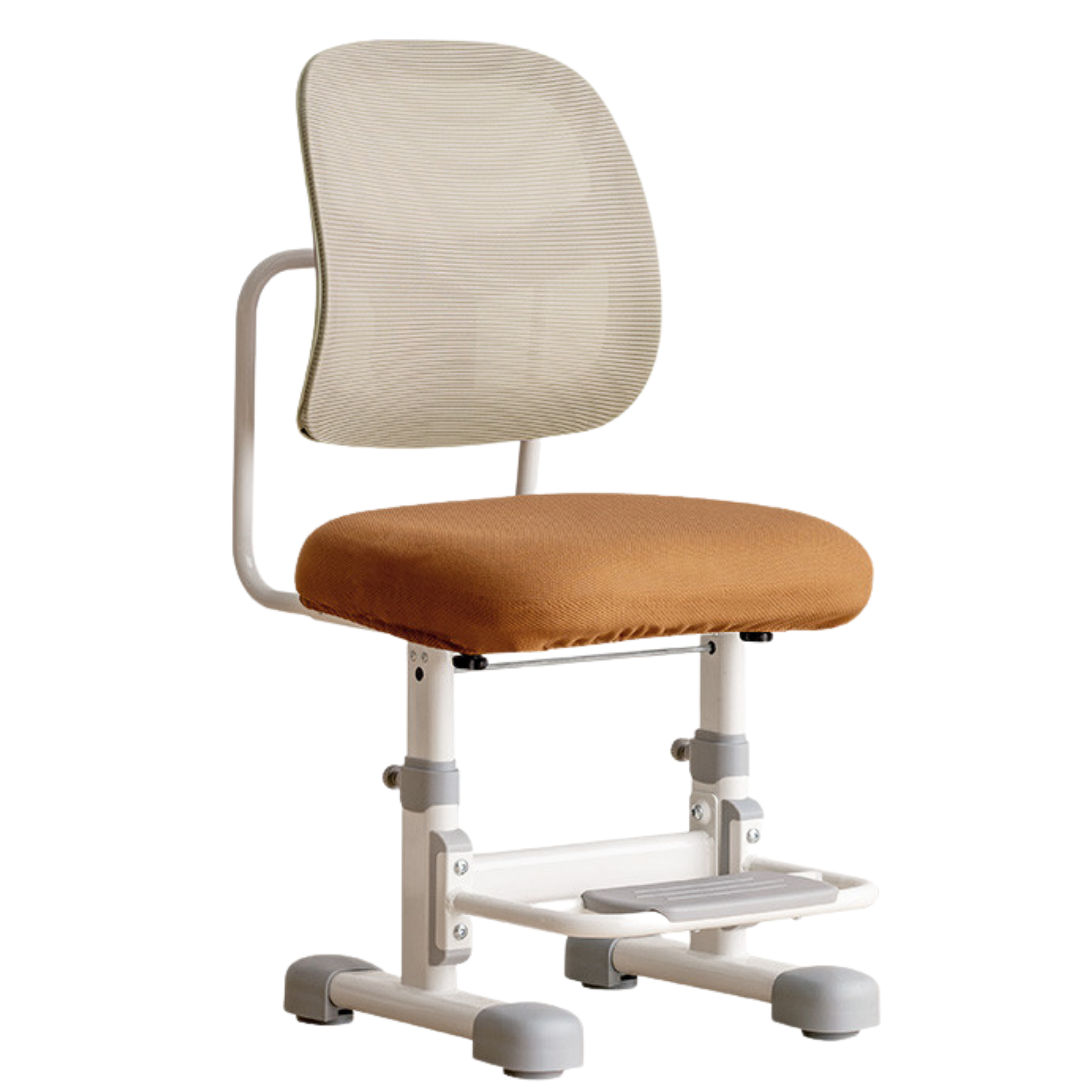 Ergonomic Height-Adjustable Kids Study Chair with Mesh Back and Footrest