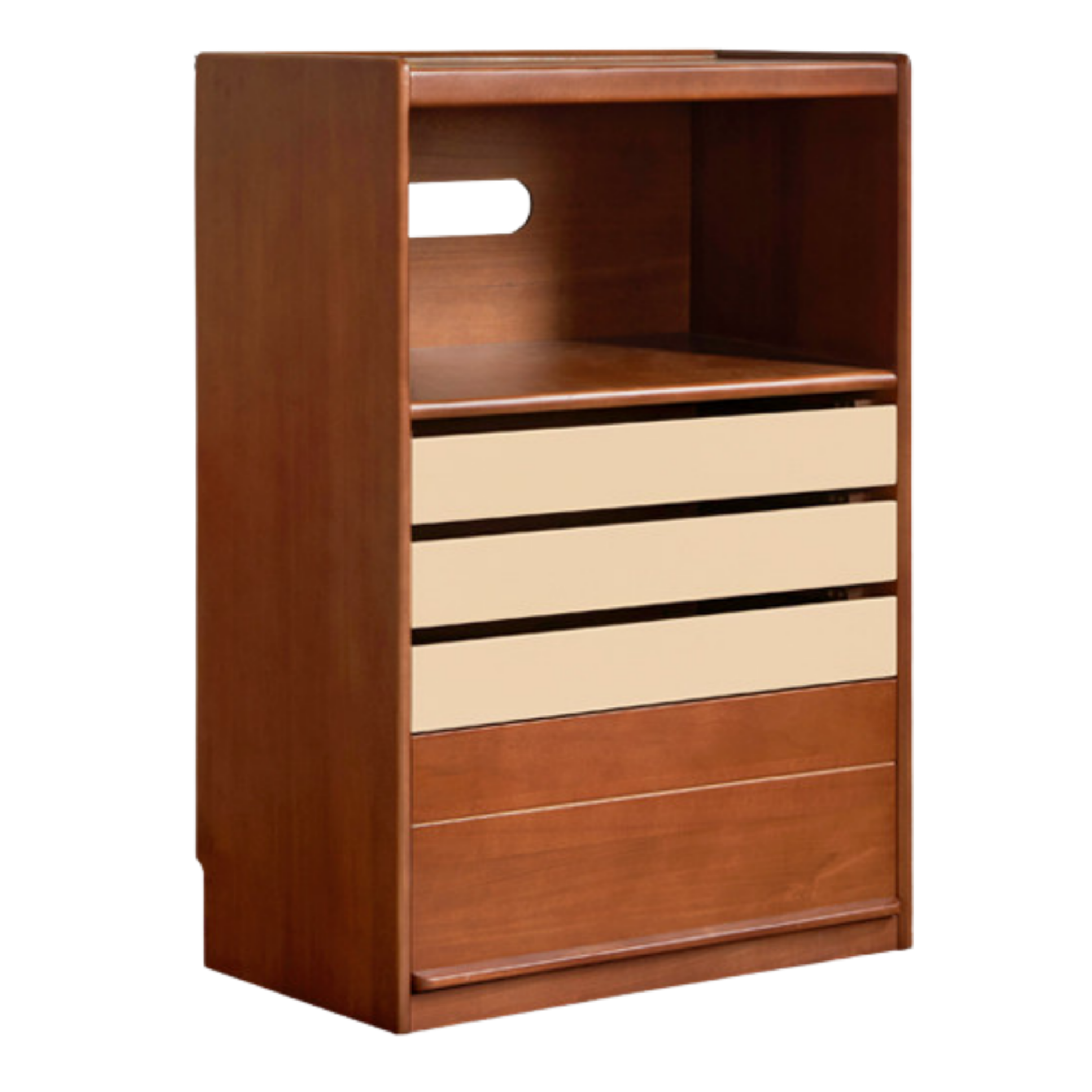 Poplar Solid Wood Antique Style Side Cabinet.