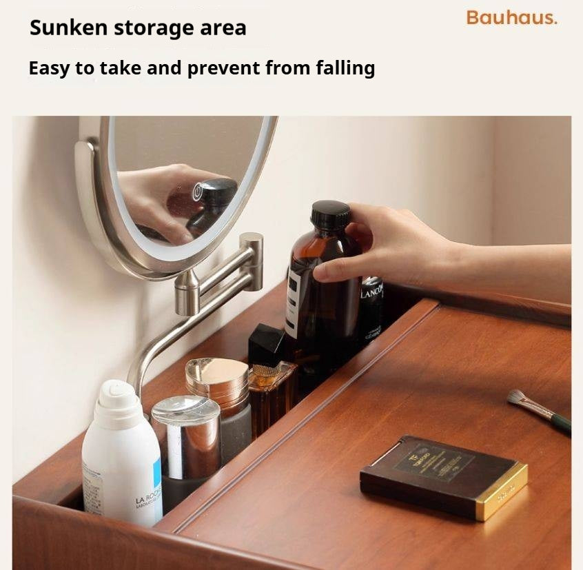 Solid Tulipwood Classic Vintage Vanity Table.