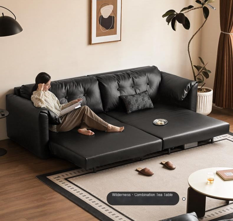 Ecological cloud leather Sofa Bed