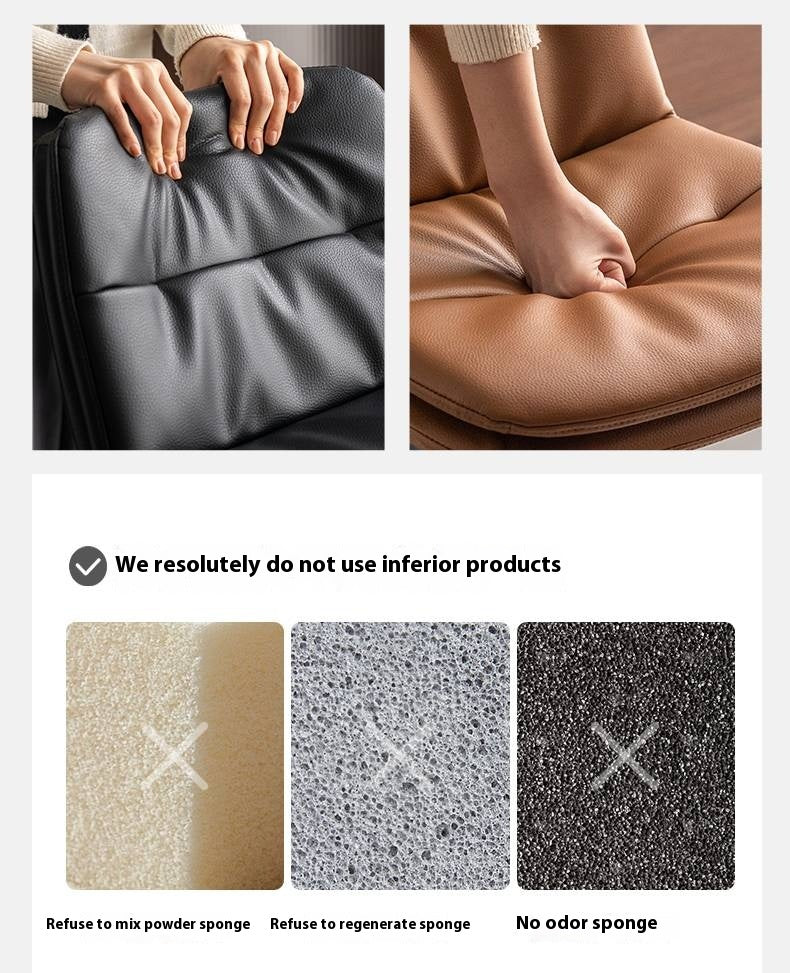 Leather High Backrest Rotating Bar Chair.