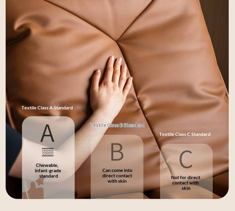 Organic Leather 360° Swivel Lounge Chair