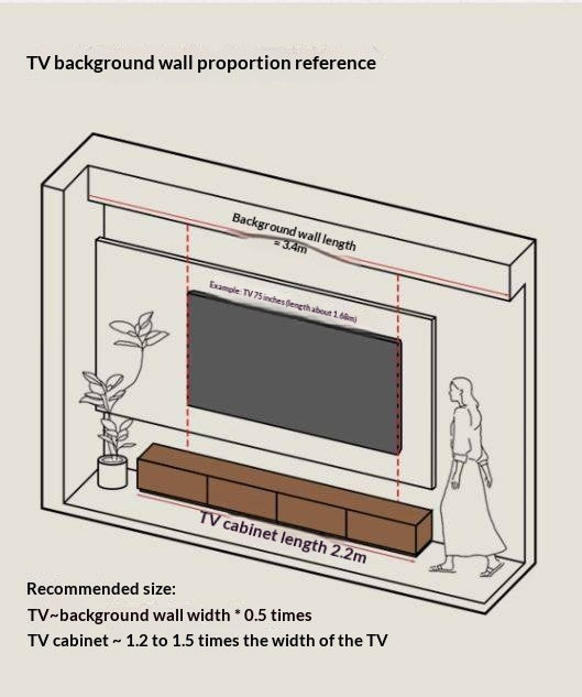 Cherry Solid Wood Two-Tone TV Console with Tapered Legs