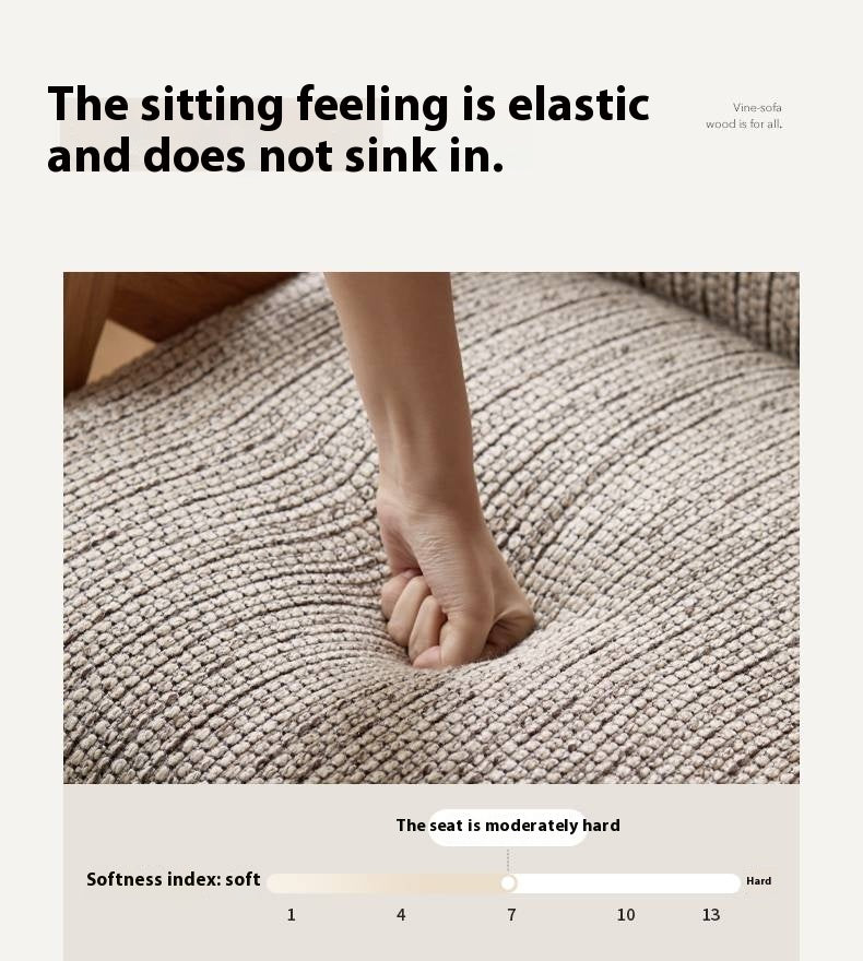 Oak Solid Wood Sofa Chair