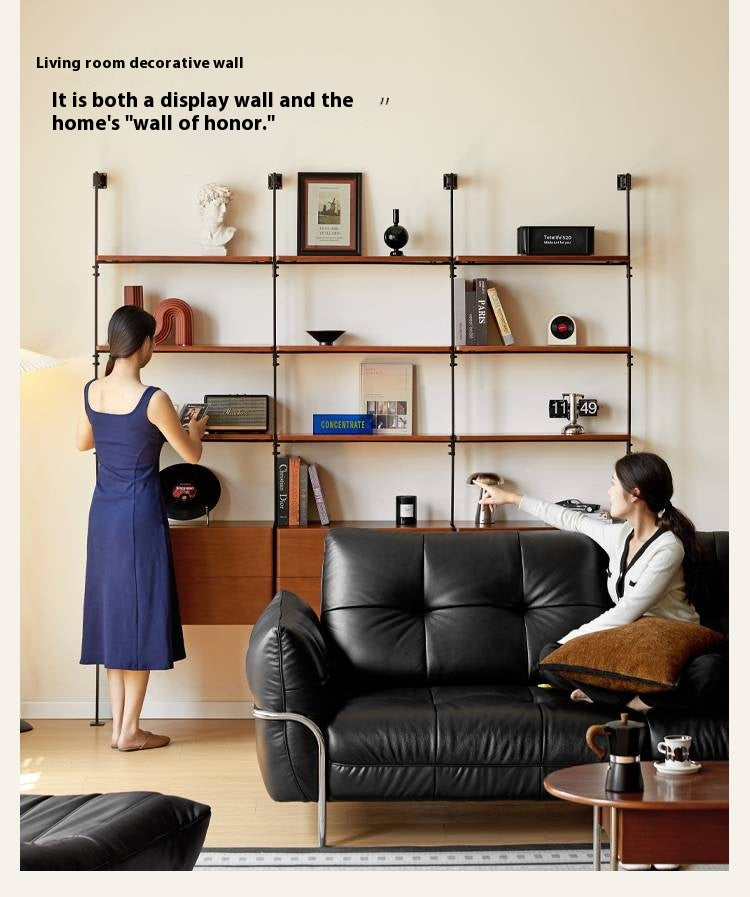 Poplar Solid Wood Bauhaus Bookshelf