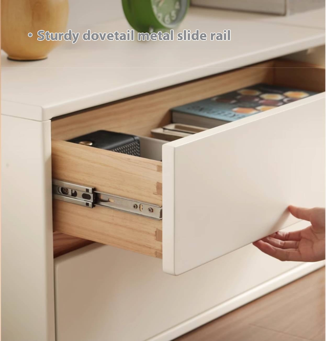 Solid RubberWood Module Combination TV Stand.