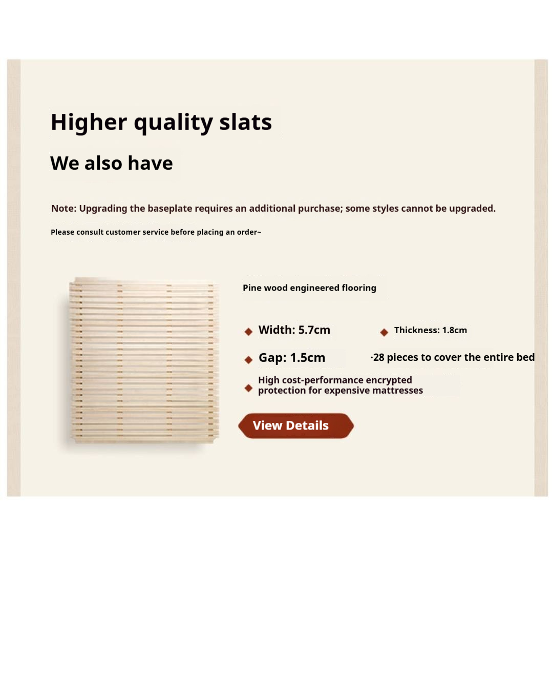 Rubberwood Solid Wood Bed American Retro Cream Style