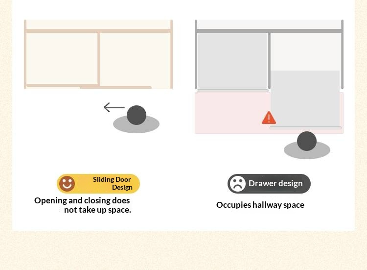 Rubberwood Solid Wood Kids’ Platform Bed and Hidden Storage