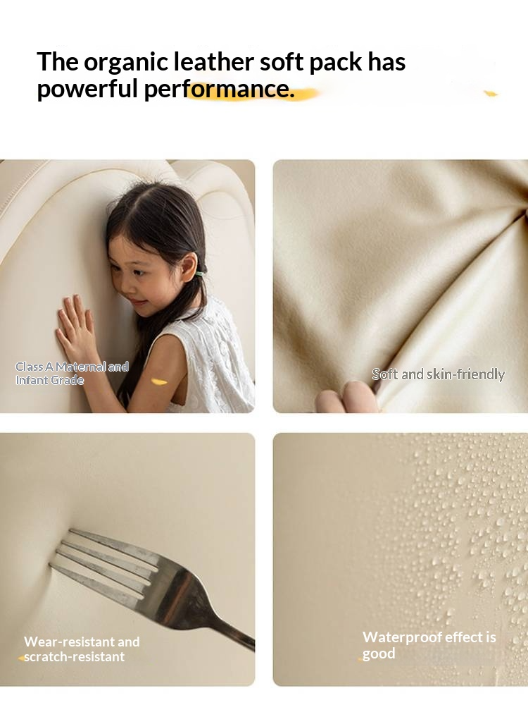 Organic Leather Children's Soft Box Bed