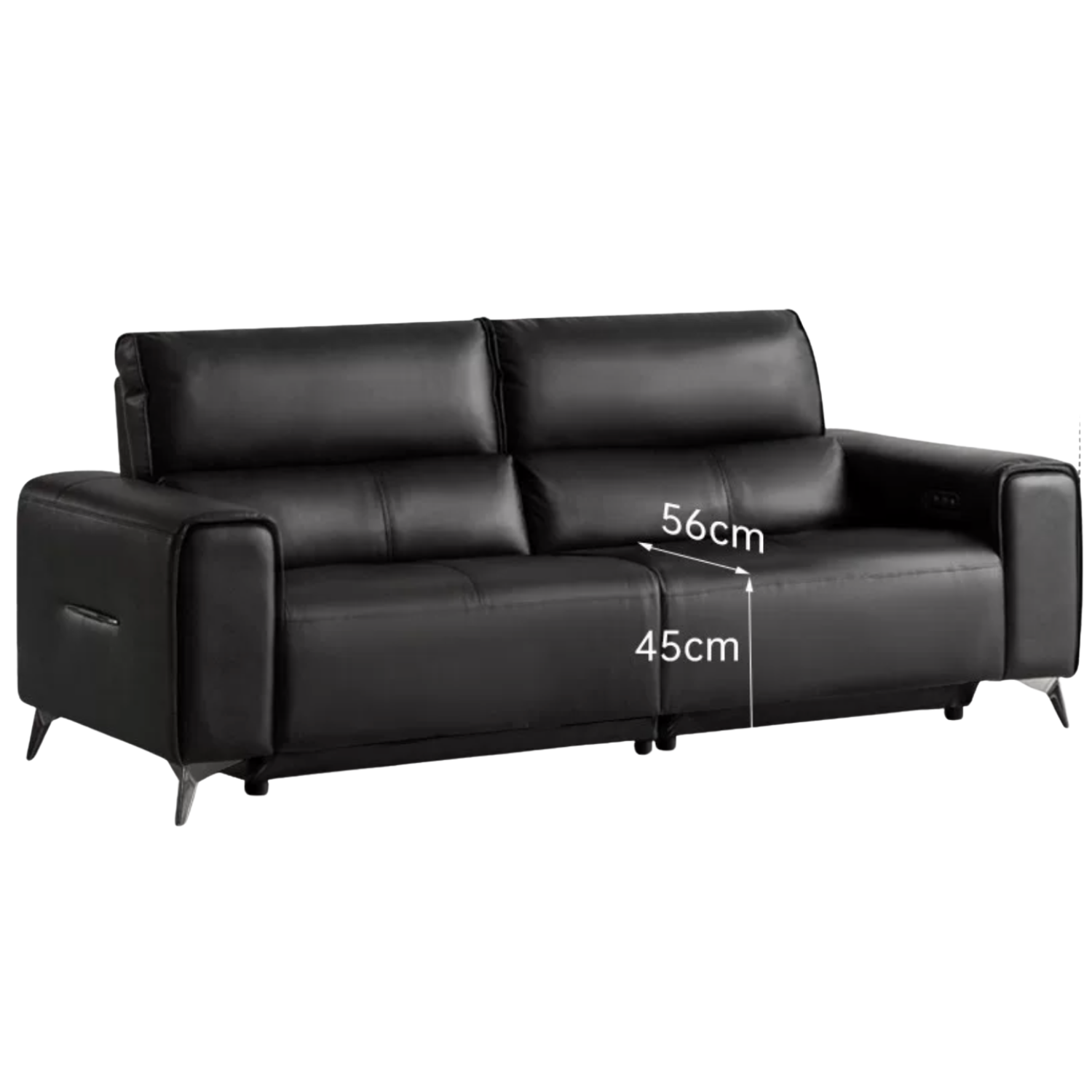 Genuine Leather High Back Electric Sofa