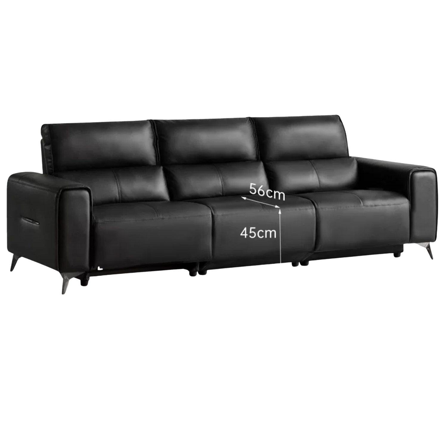 Genuine Leather High Back Electric Sofa