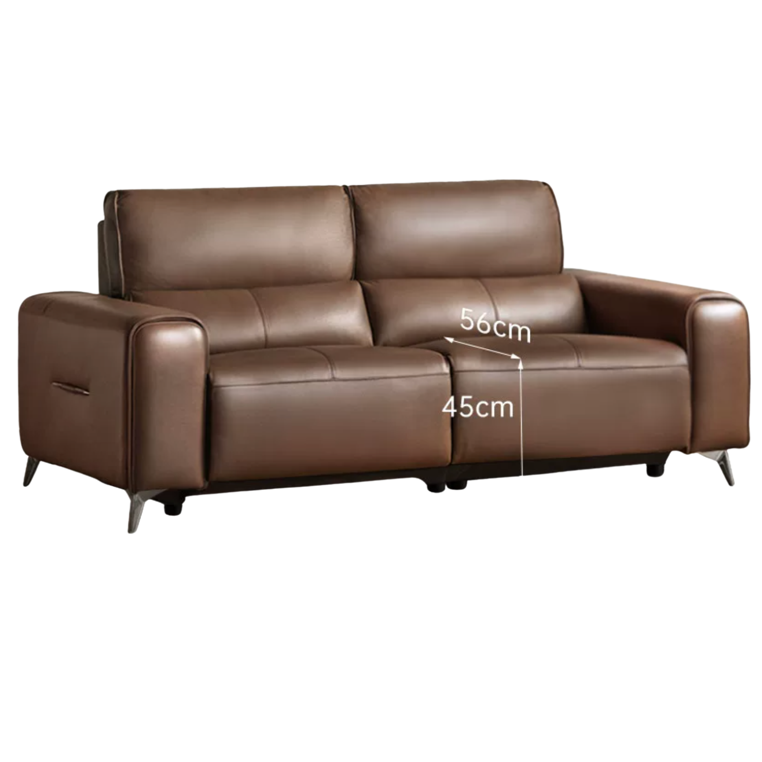 Genuine Leather High Back Electric Sofa