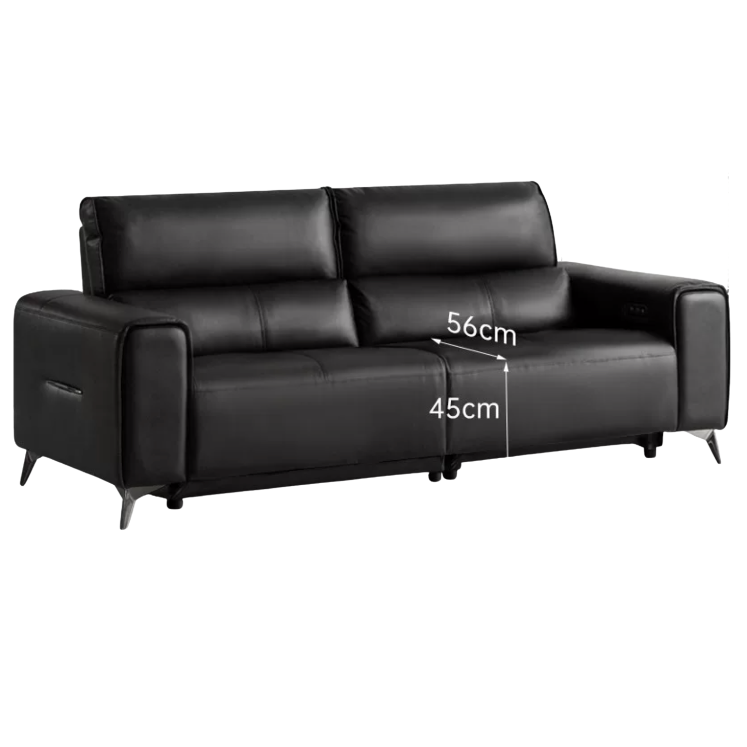 Genuine Leather High Back Electric Sofa