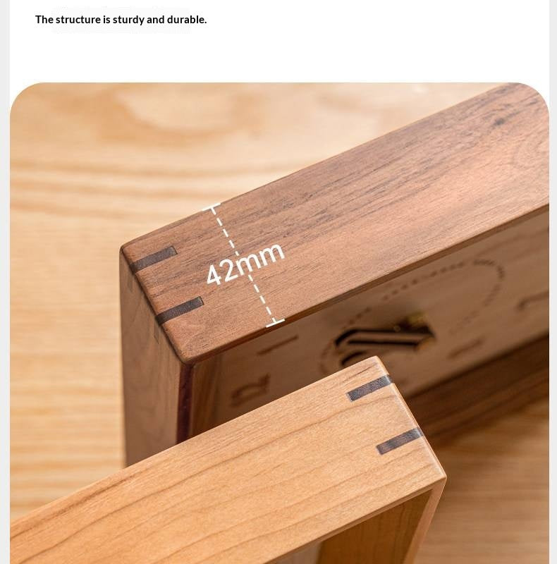 Cherry, Black Walnut Solid Wood Silent Movement Wall Clock