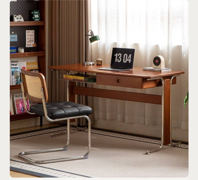 Poplar Solid Wood Bauhaus Style Office Desk.
