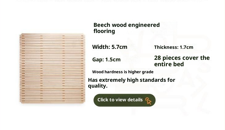 Cherry Solid Wood Retro with Socket Night Light Bed