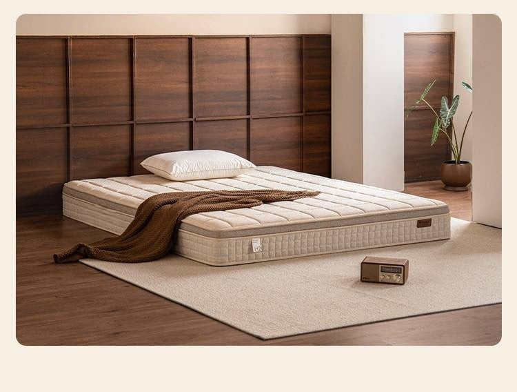 Zero-Glue Soy Fiber Mattress — Independent Spring Model, Thick Latex Support Mattress