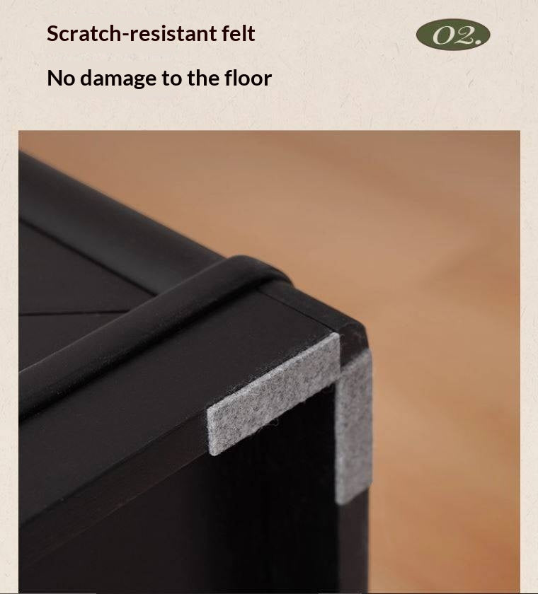 Solid Rubberwood, Tulipwood Solid Wood French Retro Corner Bookcase