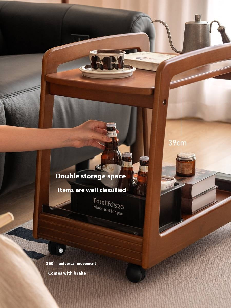 Poplar Solid Wood Antique Style Side Table