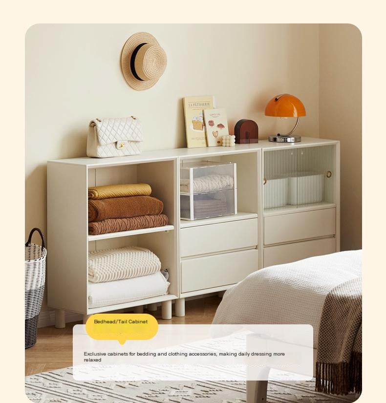 Rubber Solid Wood Modern Bookcase.