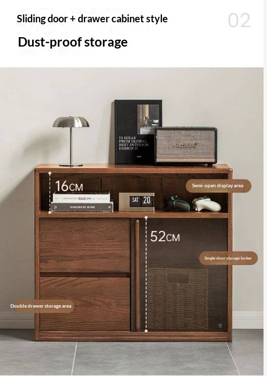 Oak Solid Wood, Solid Rubberwood Telescopic Corner Office Desk