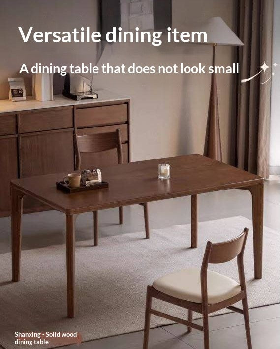 Ash Solid Wood Modern Minimalist Dining Table