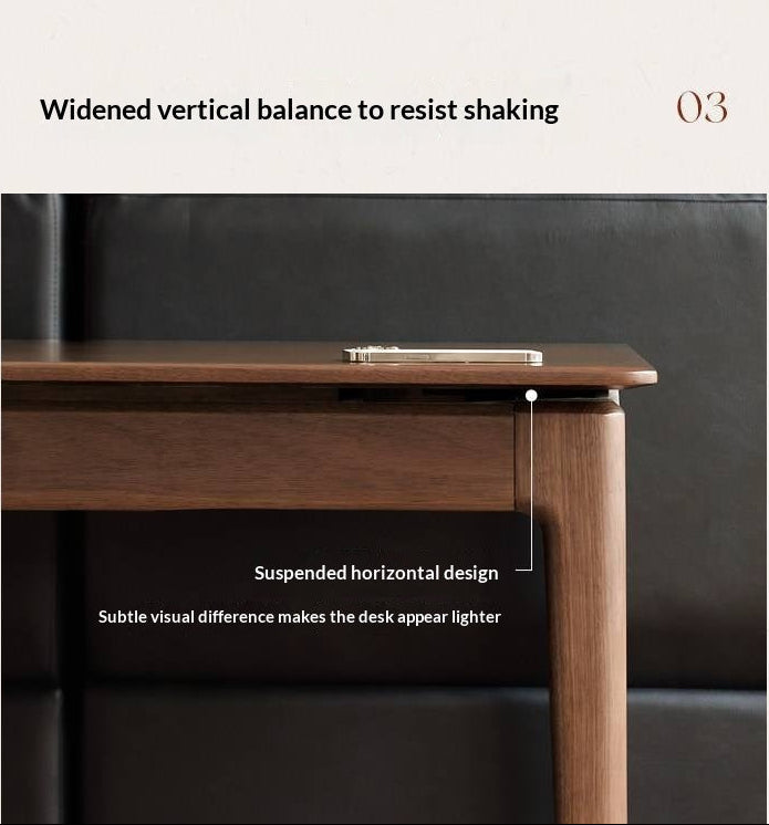 Sandalwood Solid Wood Modern Style Office Desk