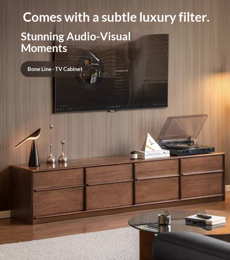 Solid Rosewood Modern Simple TV Cabinet