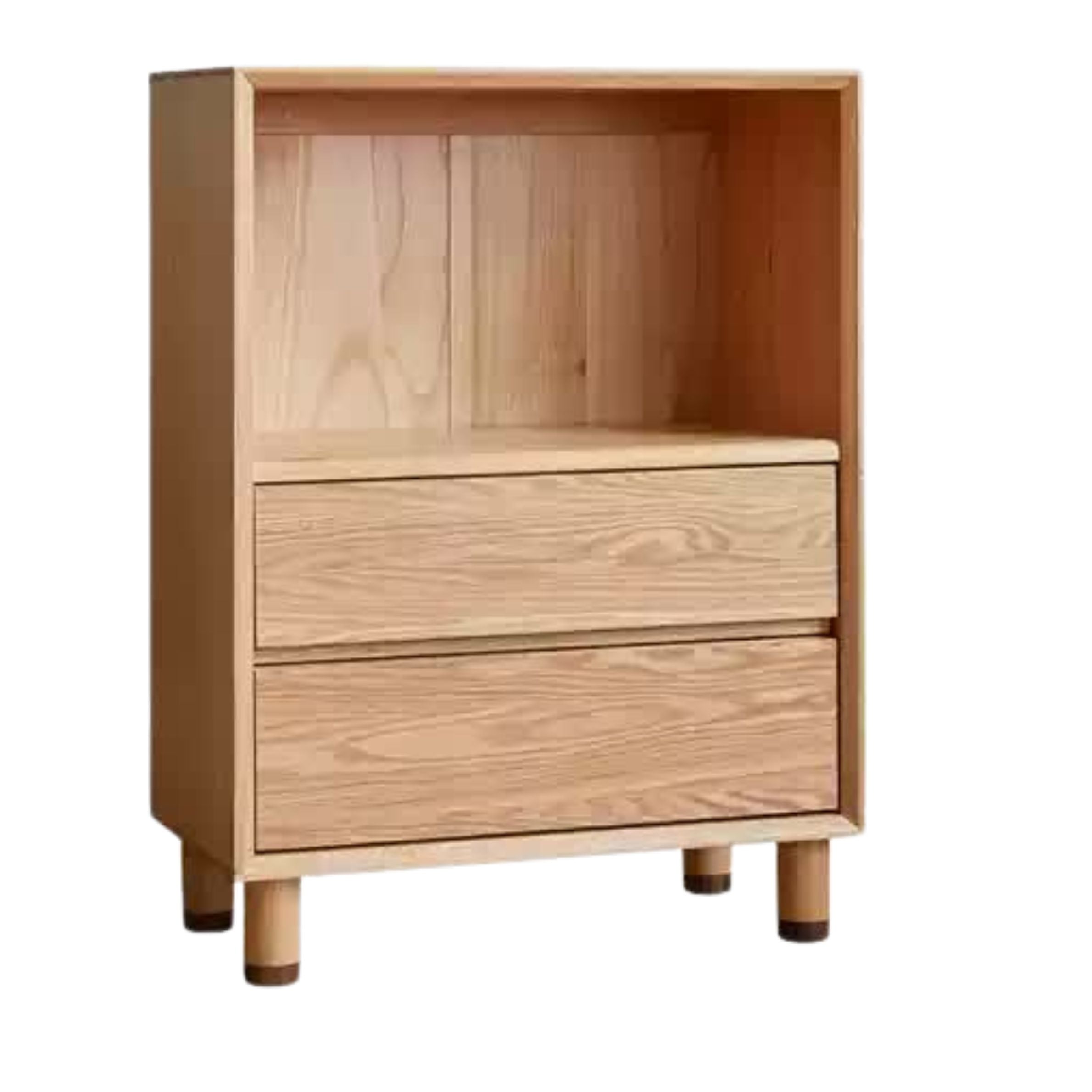 Oak Solid Wood Modern Creative Bookcase