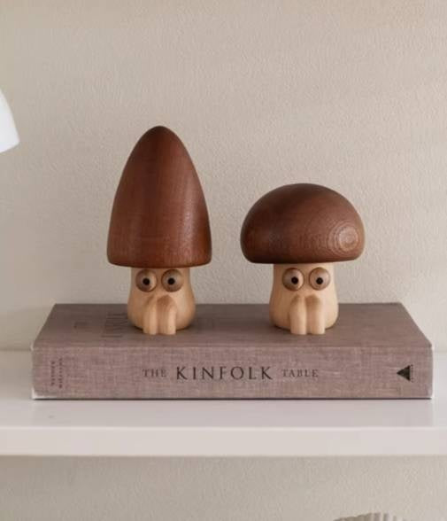 Beech Solid Wood Magic Mushroom Music Box
