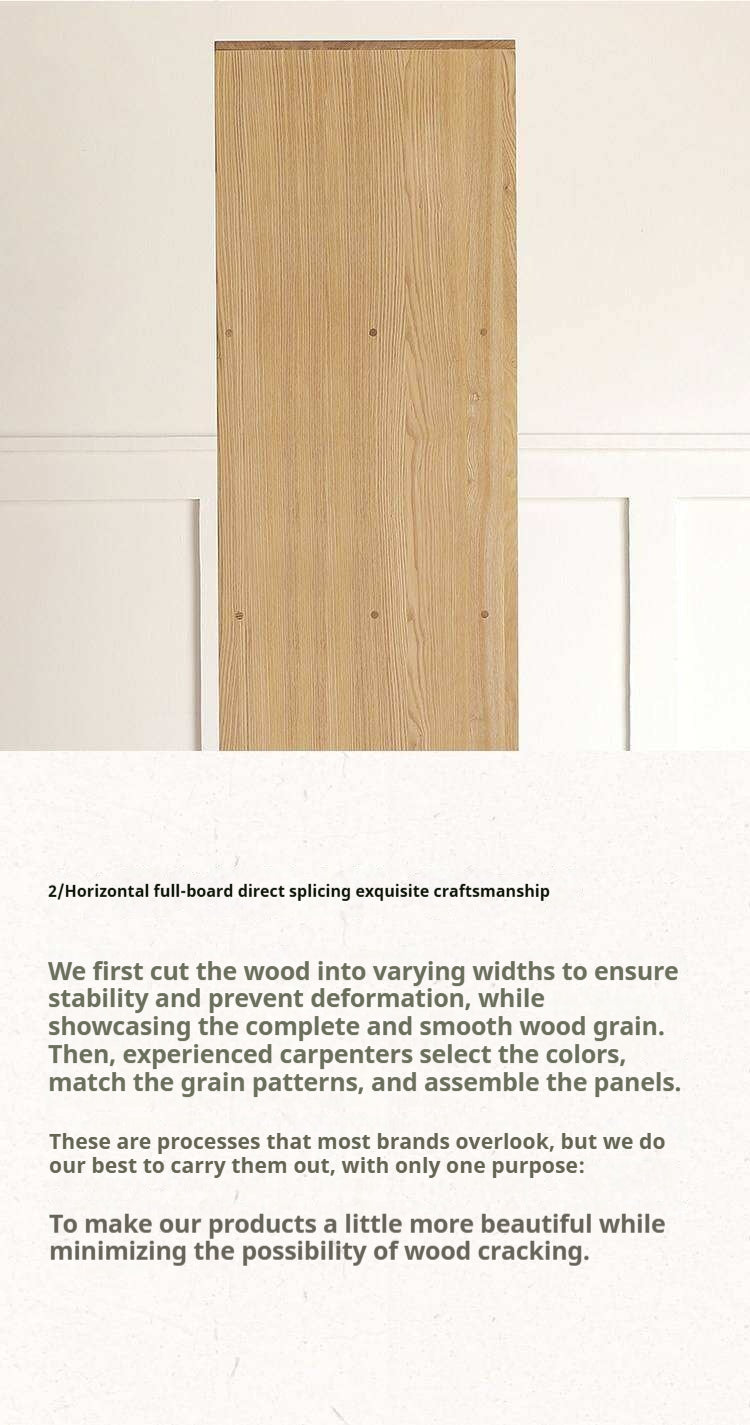 Ash Solid Wood Combination Bookcase Bookshelf<