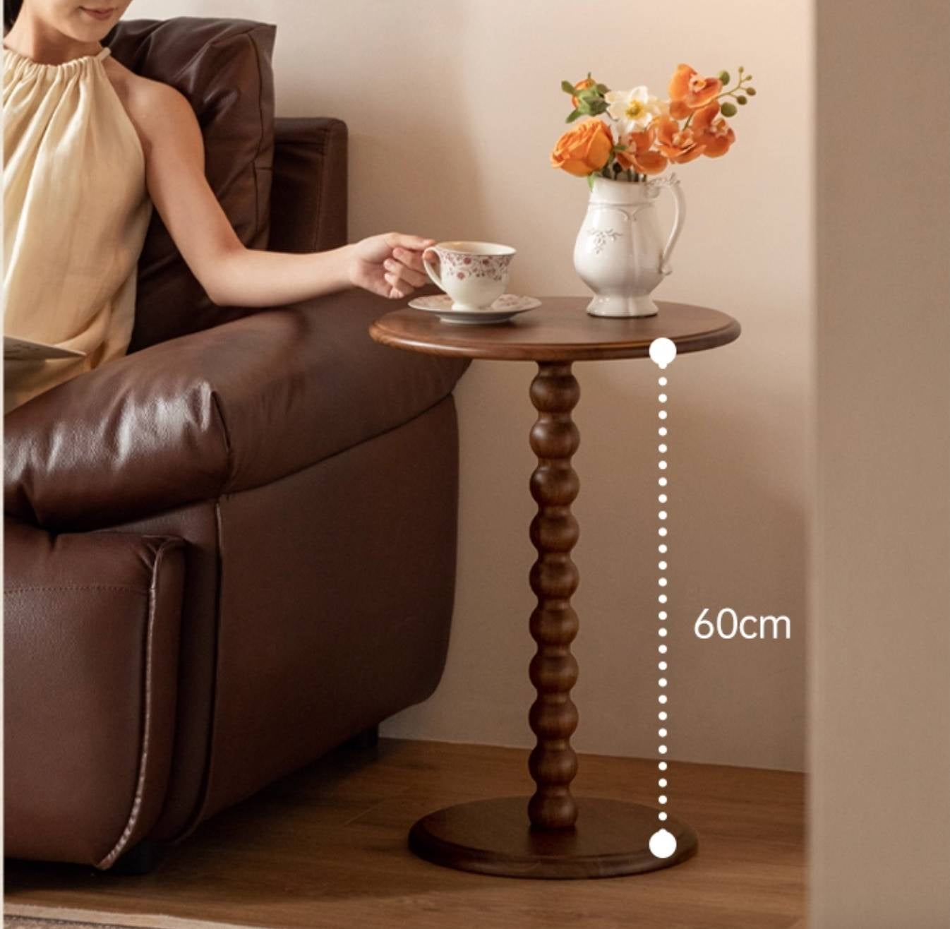 Black Walnut Solid Wood American Retro Style Side Table