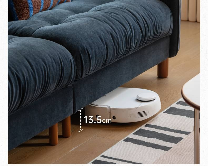 Fabric Chenille High Back Sofa Retro.