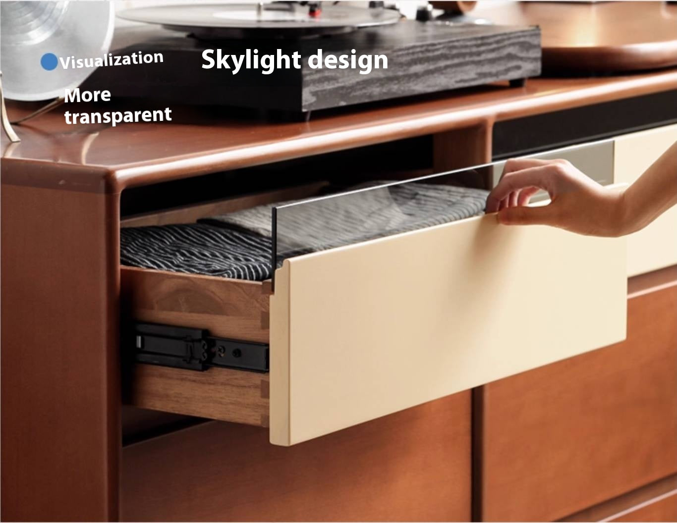 Tulipwood Solid Wood Bauhaus Style Vanity Table.