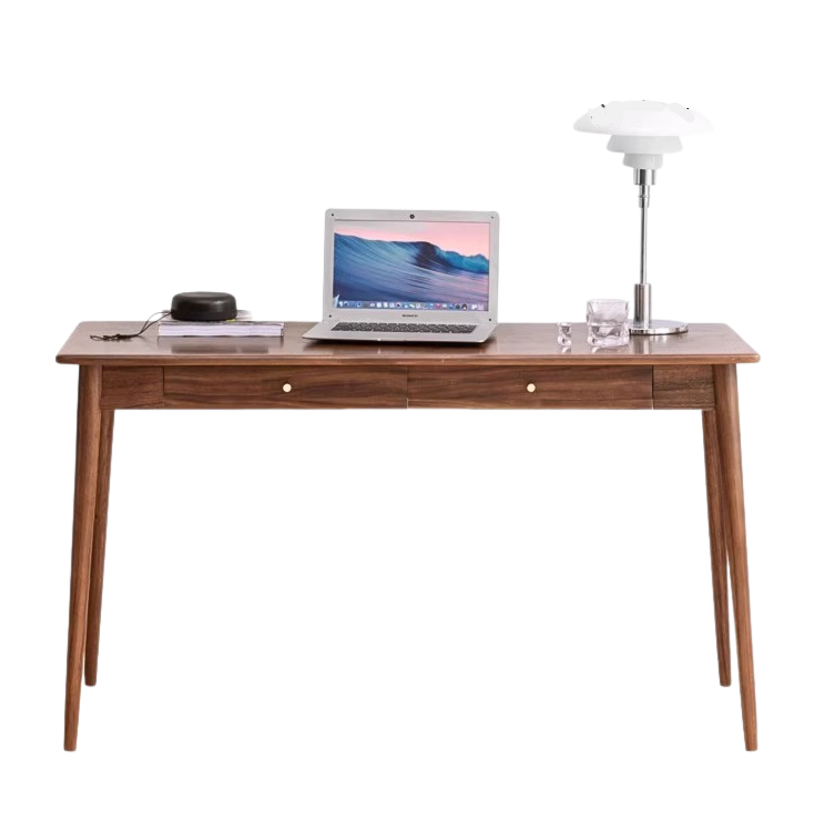 Black Walnut Solid Wood Office Desk