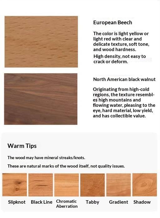 Black Walnut, Beech Solid Wood Phone Stand