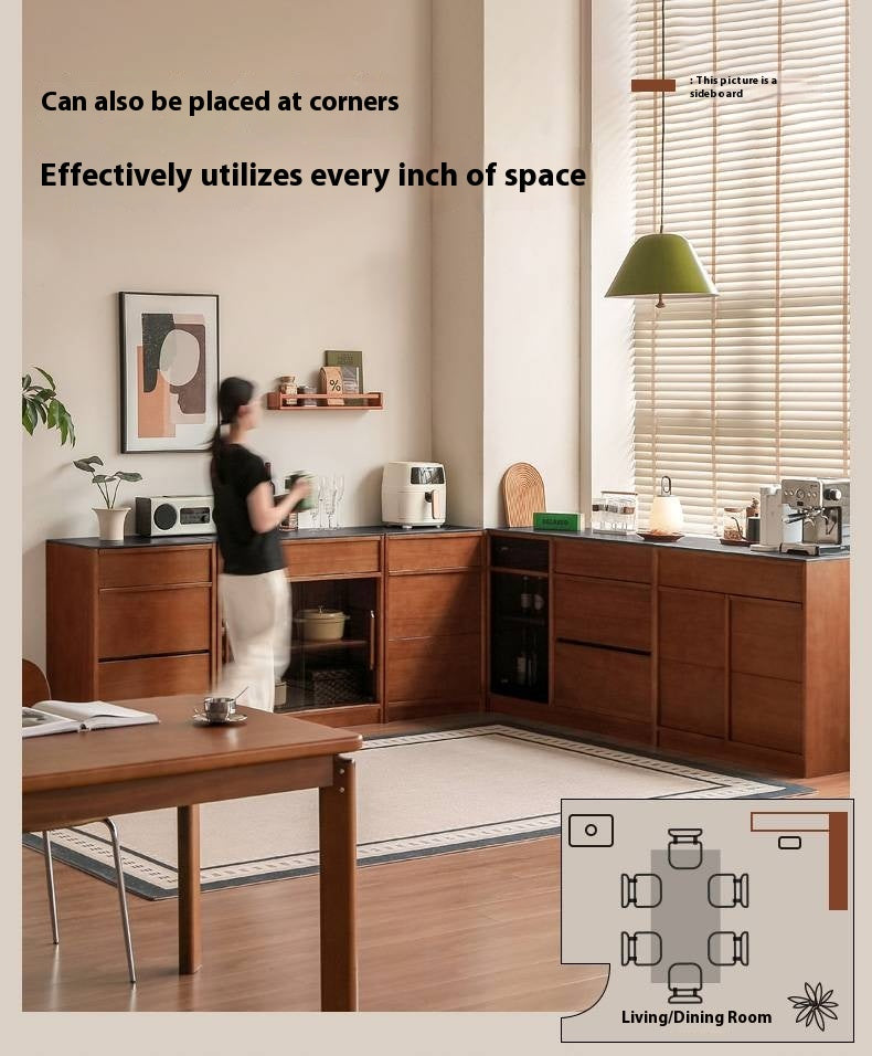 Poplar Solid Wood Medieval Sideboards.