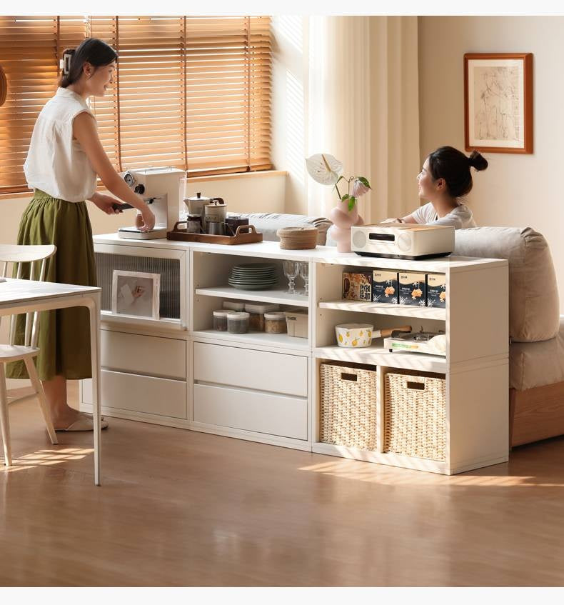 Tulip Tree Solid Wood Combination TV Cabinet