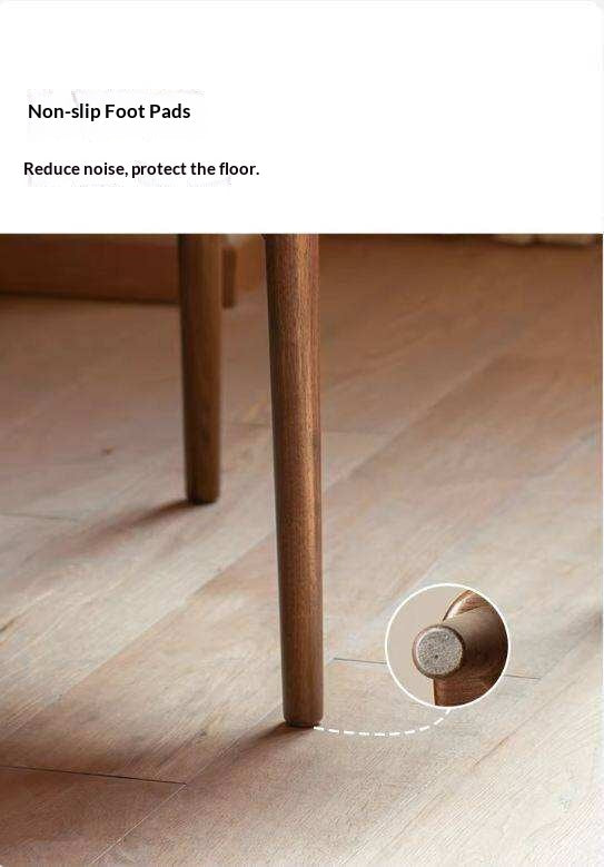 Set 4 pcs Black Walnut, White Ash, Oak, Sandalwood, Solid Rubberwood - Chair