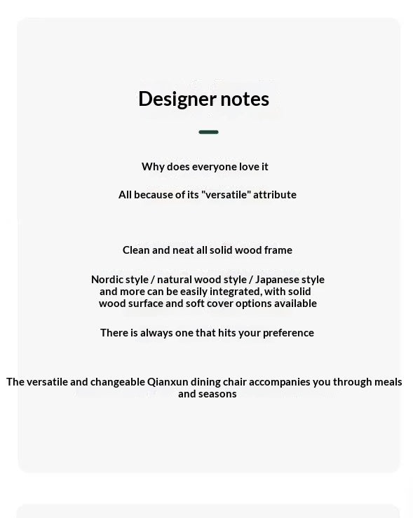 4 pcs set - Black Walnut, White Ash, Ash, Oak, Cherry, Solid RubberWood Dining Chair