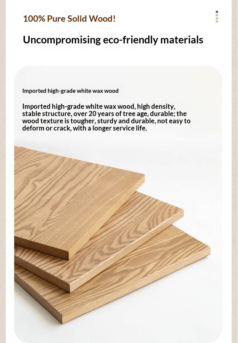 Ash Solid Wood Japanese Presidential Dining Chair