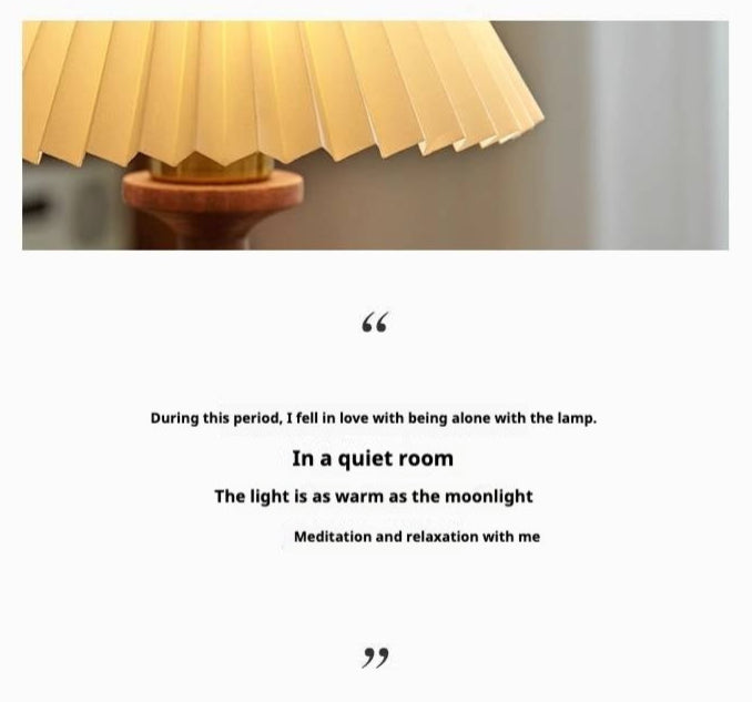 Ash solid wood mushroom lamp atmosphere night light