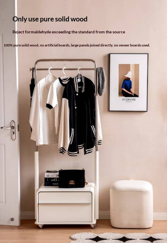 Solid Rubberwood Modern Minimalist Hanger