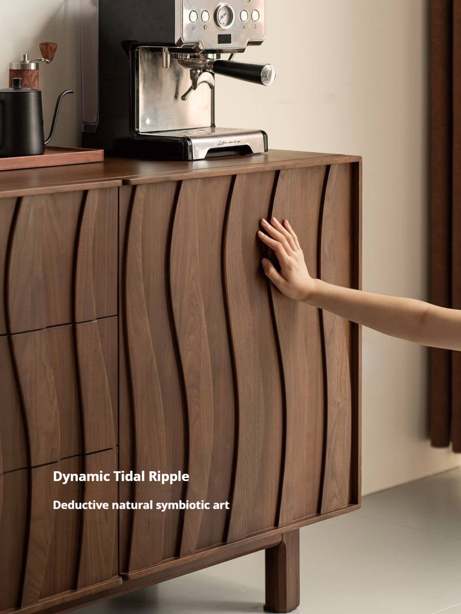 Black Walnut Solid Wood Medieval Style Drawer