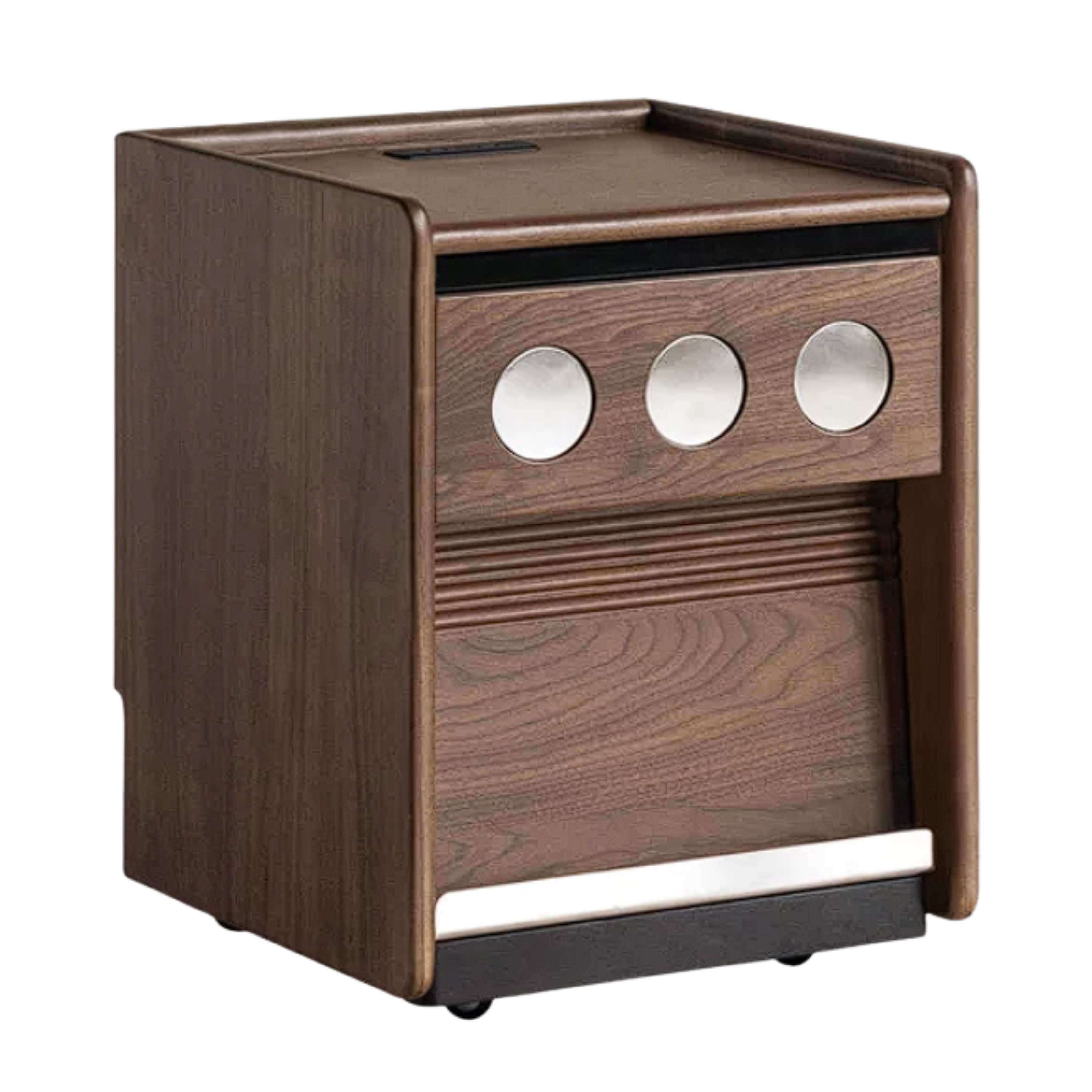Black Walnut, Cherry, Ash, Sandalwood, Tulipwood Solid Wood Nightstand